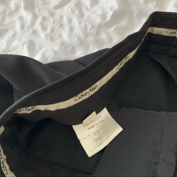 Vintage Calvin Klein Collection Wide Leg Pants Italy - Picture 4 of 13